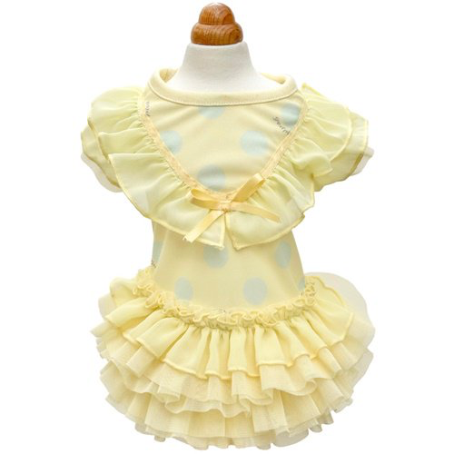 Pastel Polka Dots Cool Frill Dress