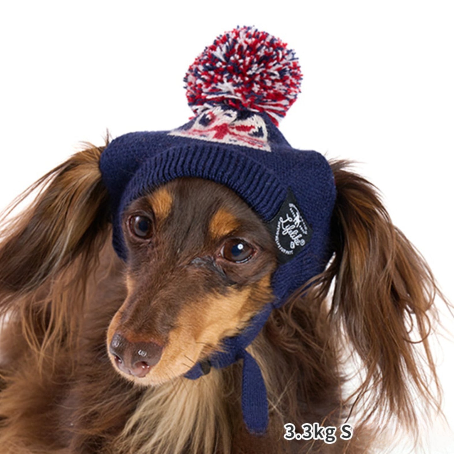 Flag Pom-pom Beanie