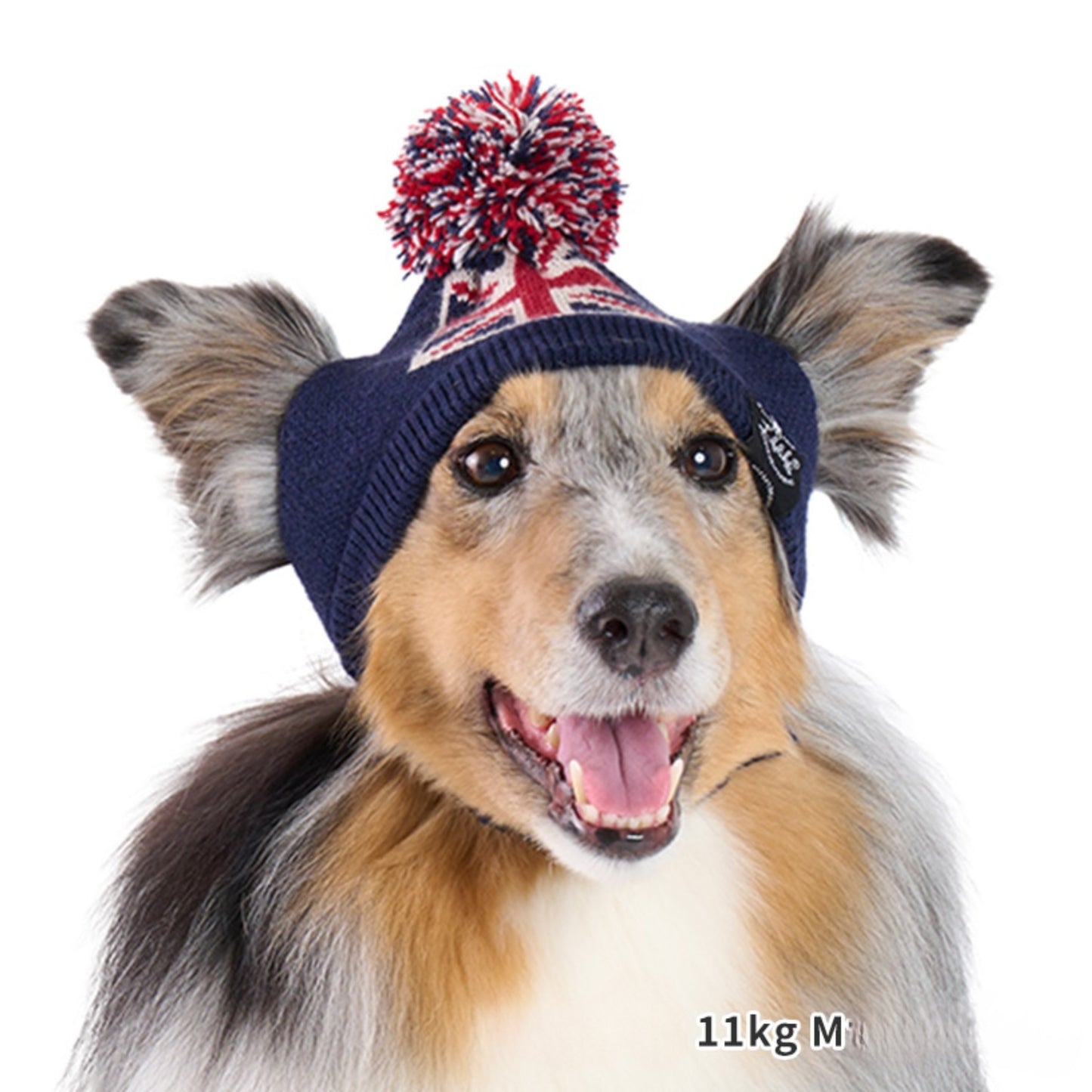 Flag Pom-pom Beanie