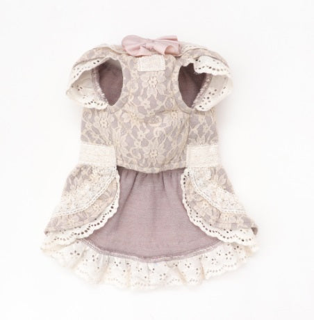 Luxury Frilly Cotton Lace Dress