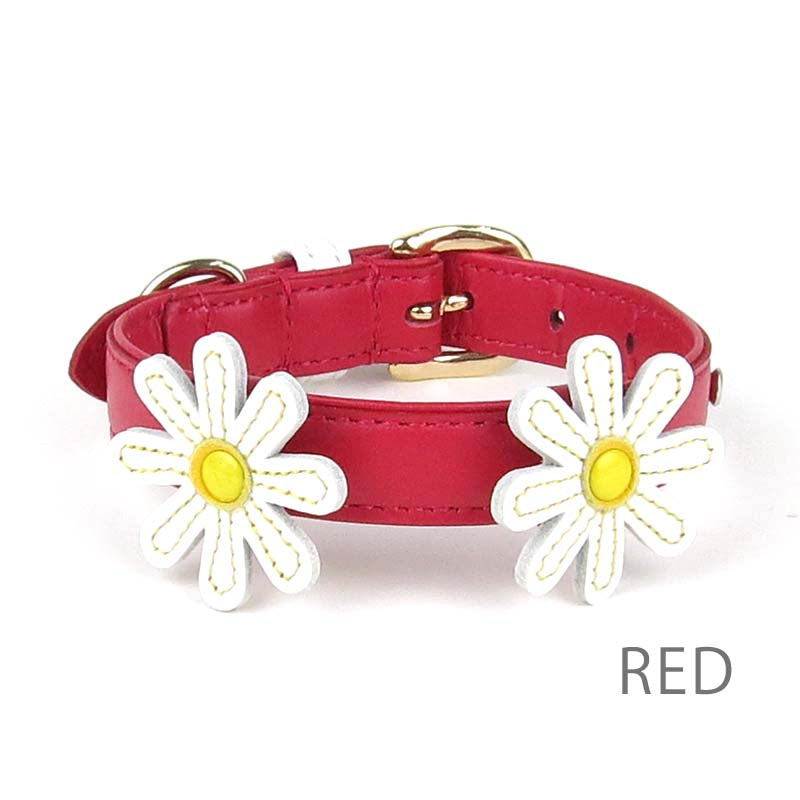 Daisy Leather Collar