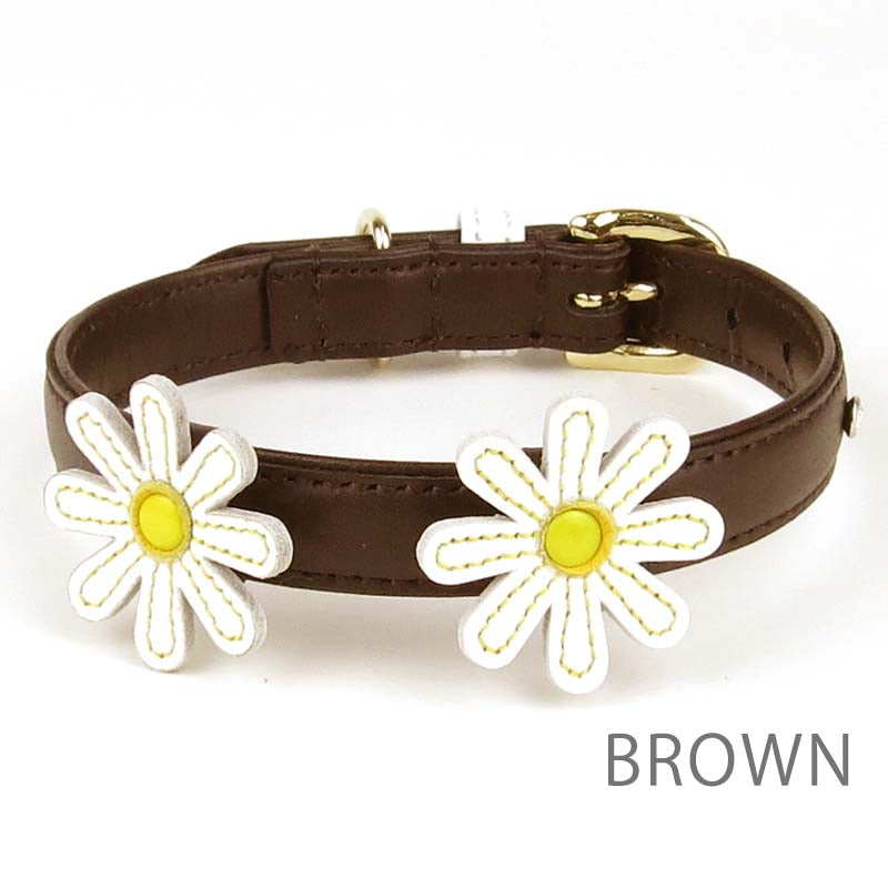 Daisy Leather Collar