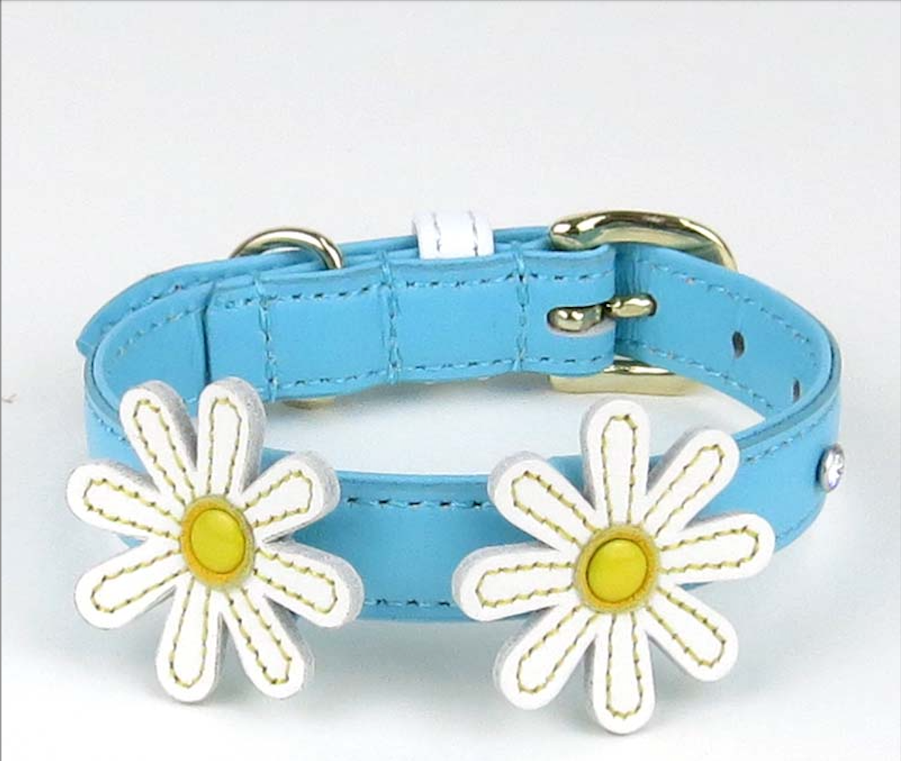 Daisy Leather Collar