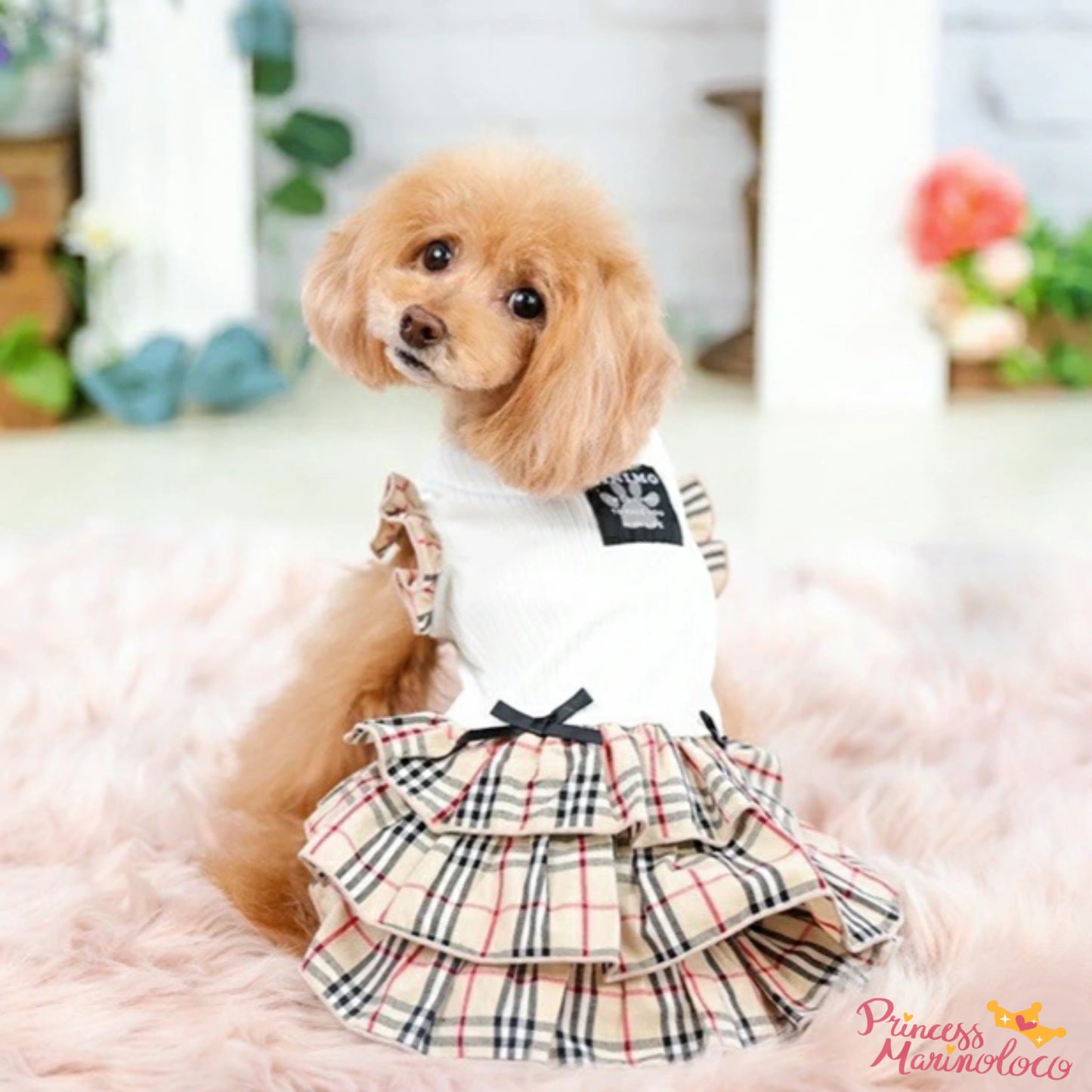 Tartan Plaid Frilled Dress