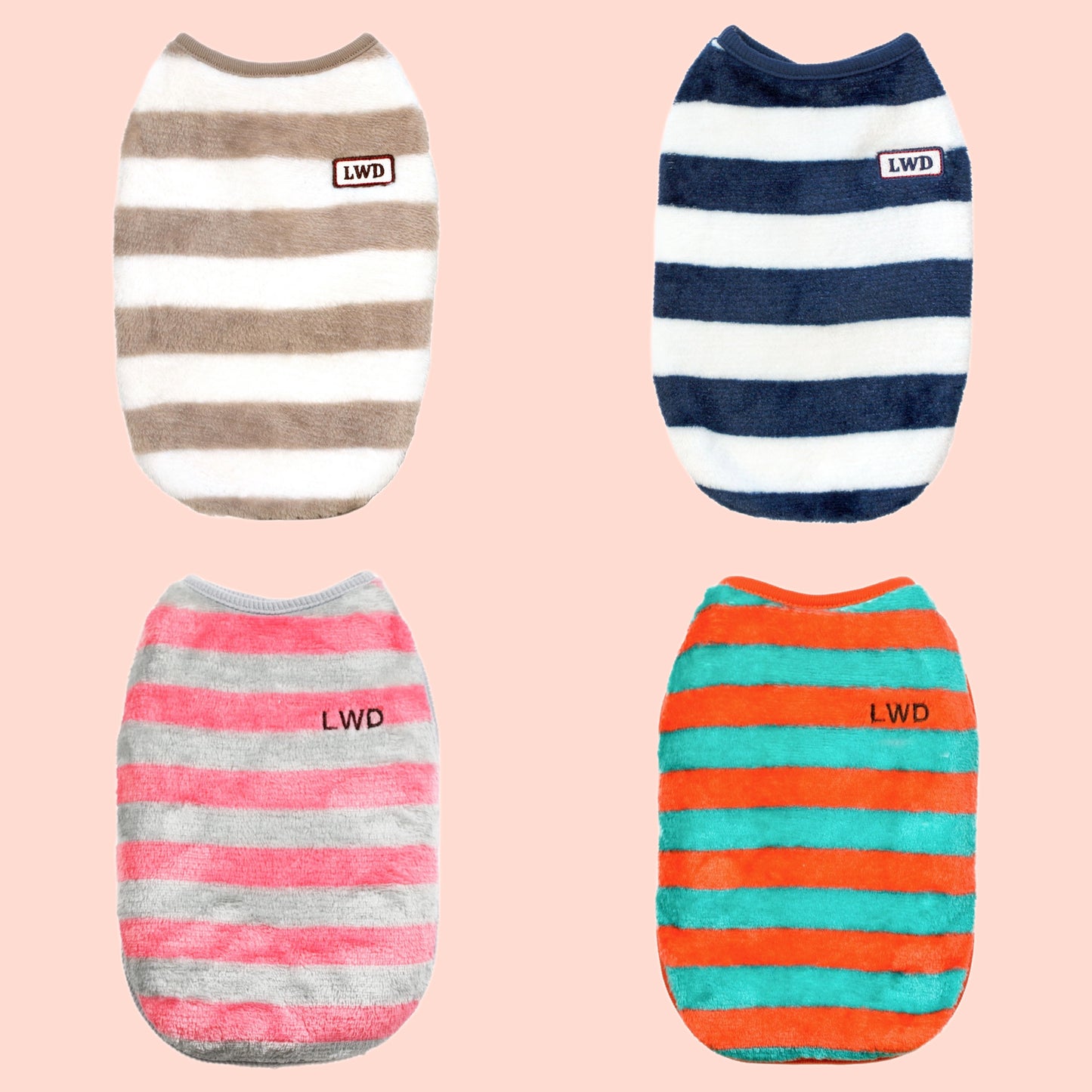 Fun Stripe Fleece Vest