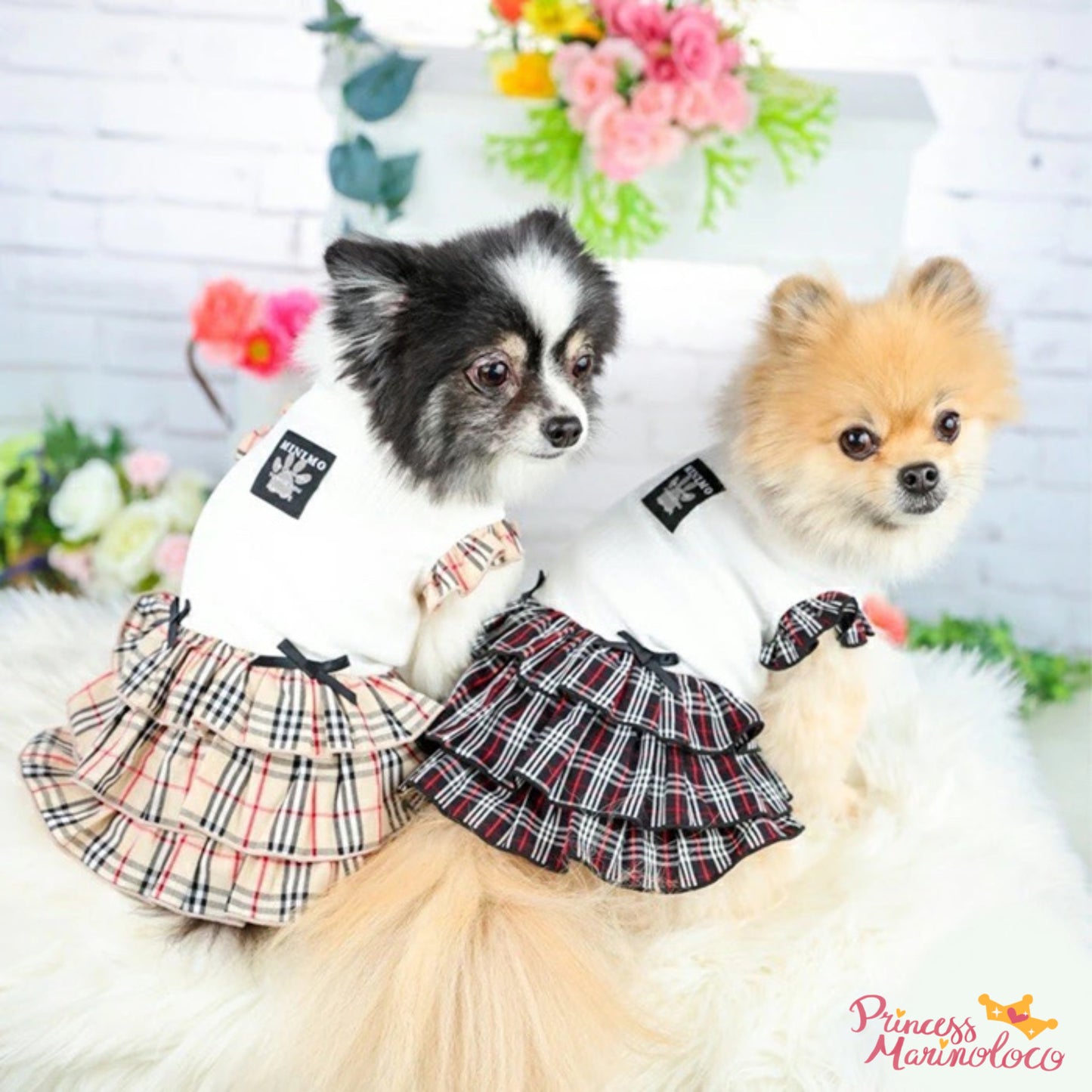 Tartan Plaid Frilled Dress