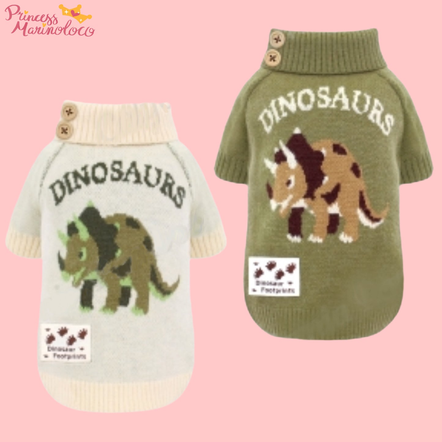 Triceratops Dinosaur Sweater