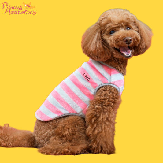 Fun Stripe Fleece Vest