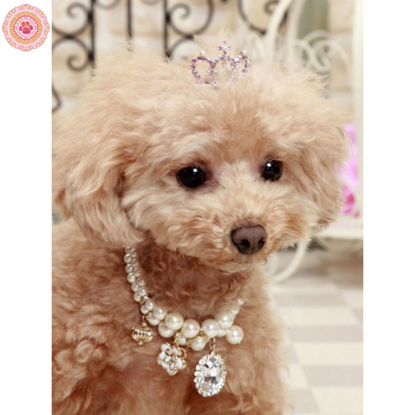 Shiny Princess Necklace For Dogs