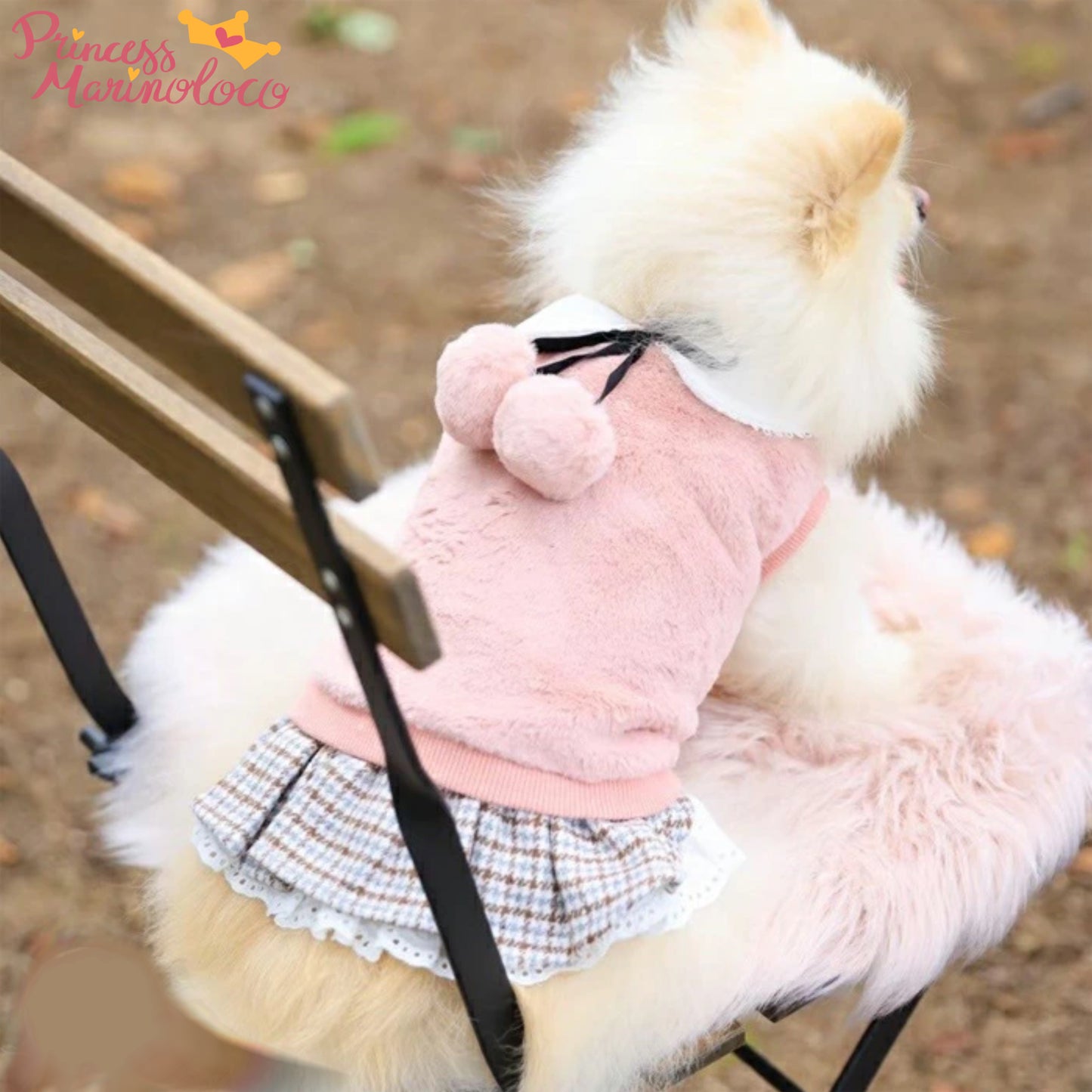 Pompom Fluffy Dress