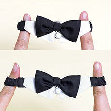 School Girl’s Style Ribbon Bow Tie Scrunchie For Cat