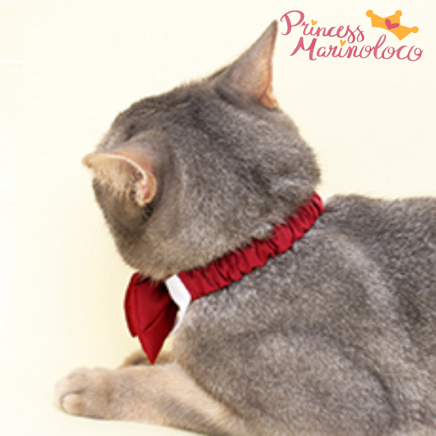 School Girl’s Style Ribbon Bow Tie Scrunchie For Cat