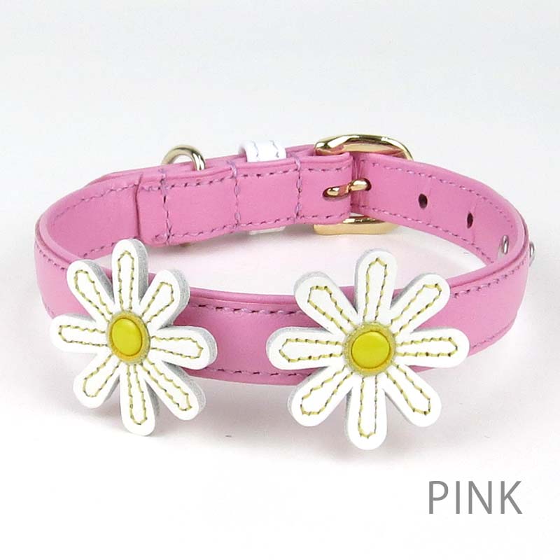 Daisy Leather Collar