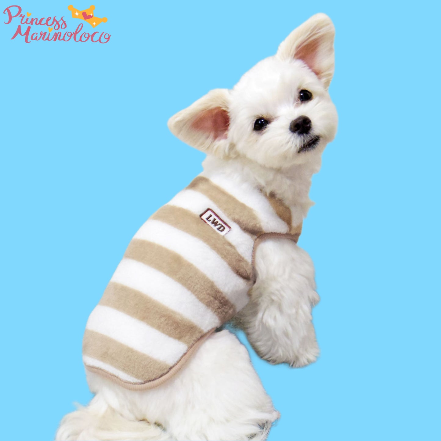 Fun Stripe Fleece Vest