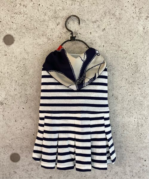 Dreaming French Marine Striped Dress