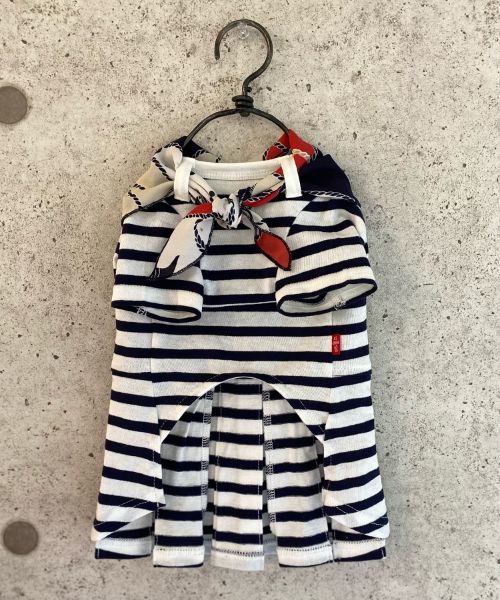 Dreaming French Marine Striped Dress